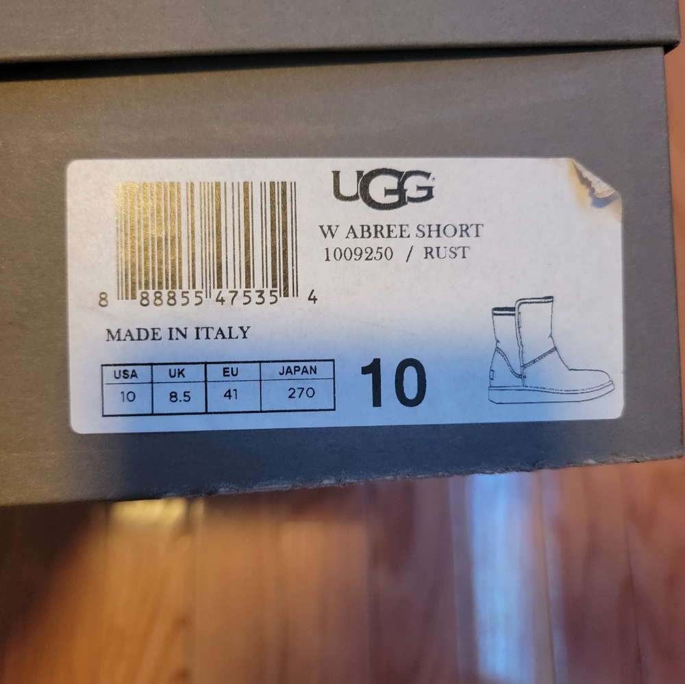 UGG | Abree Short | Rust Color - Picture 6 of 9